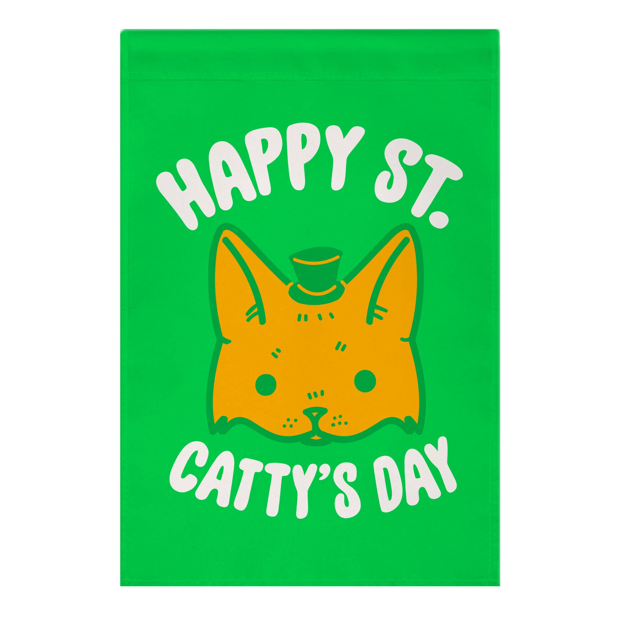 Happy St. Catty's Day Garden Flag